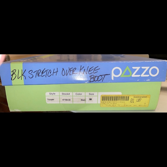 Pazzo Over the Knee pointy toe Fabric Boots ๐ค - Picture 14 of 14